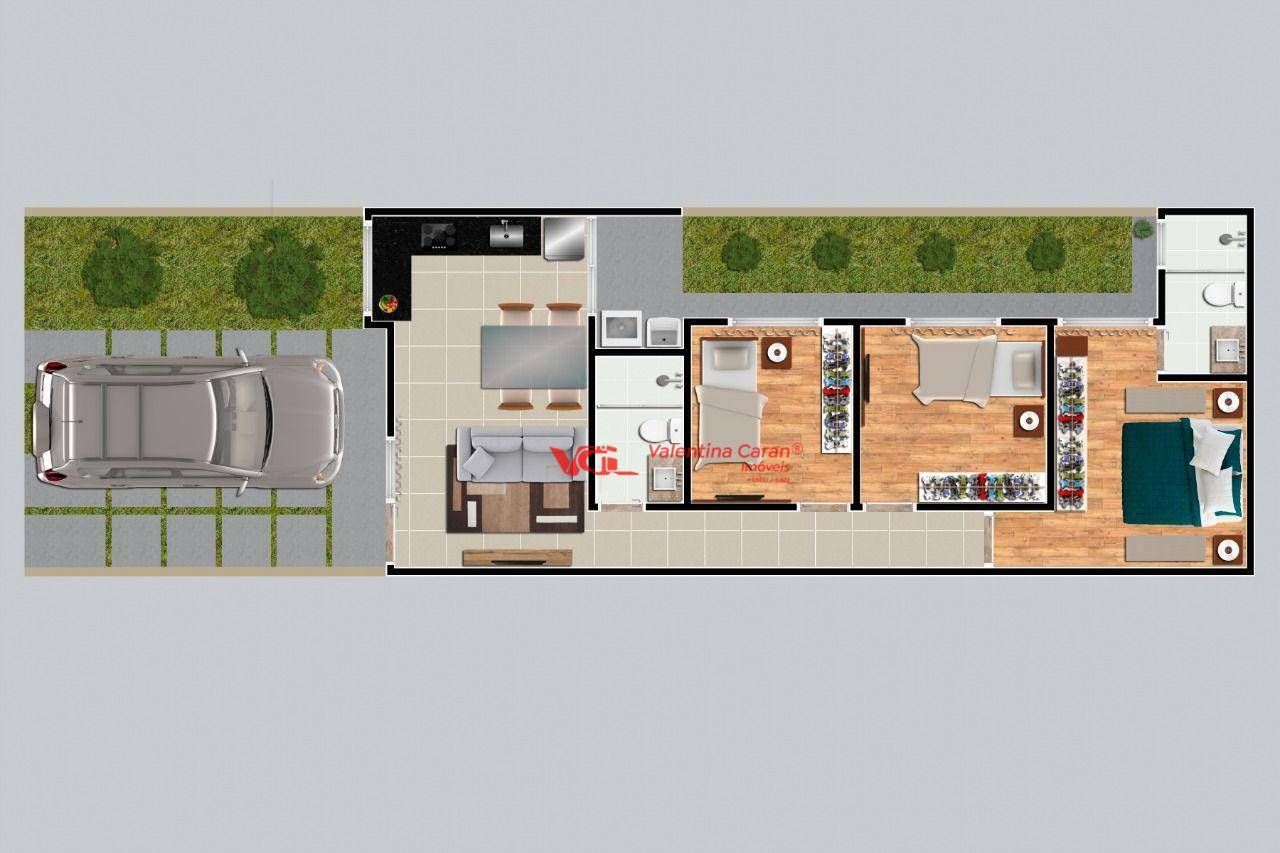 Casa de Condomínio à venda com 3 quartos, 69m² - Foto 9