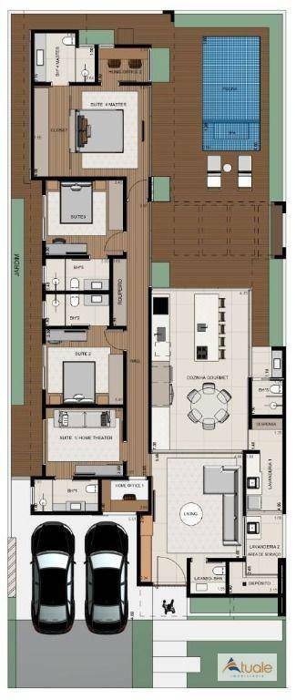 Casa de Condomínio à venda com 4 quartos, 213m² - Foto 4