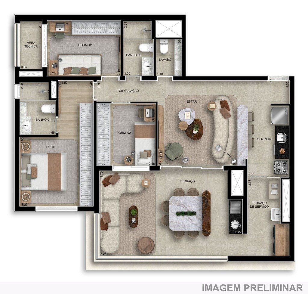 Apartamento à venda com 2 quartos, 79m² - Foto 18