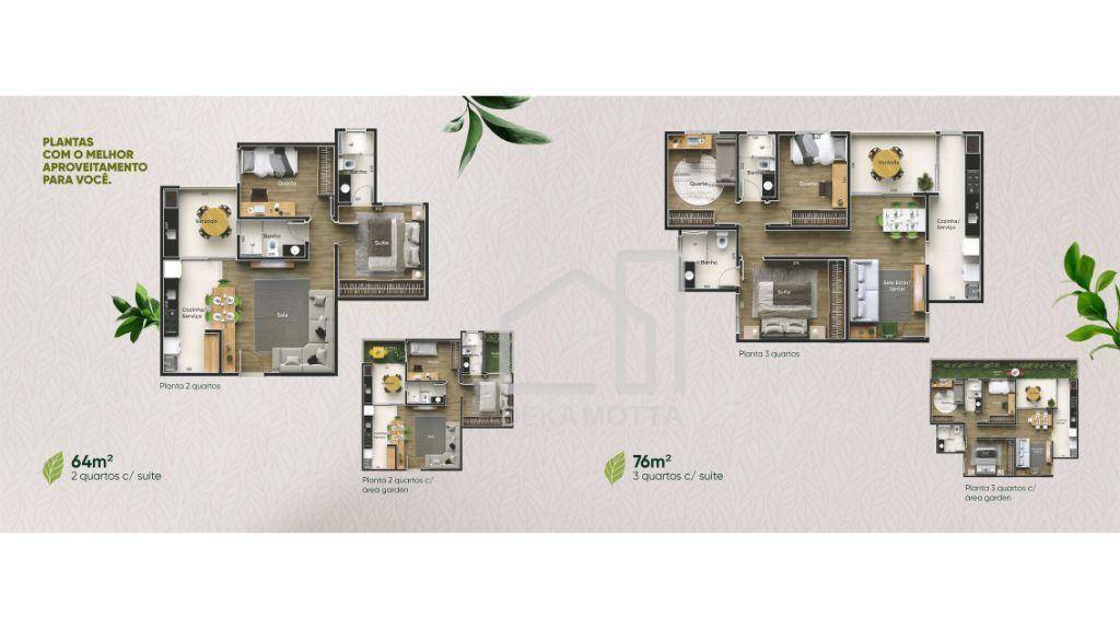 Apartamento à venda com 3 quartos, 76m² - Foto 4