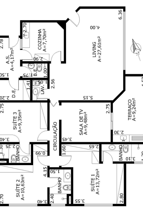 Apartamento à venda com 3 quartos, 136m² - Foto 8