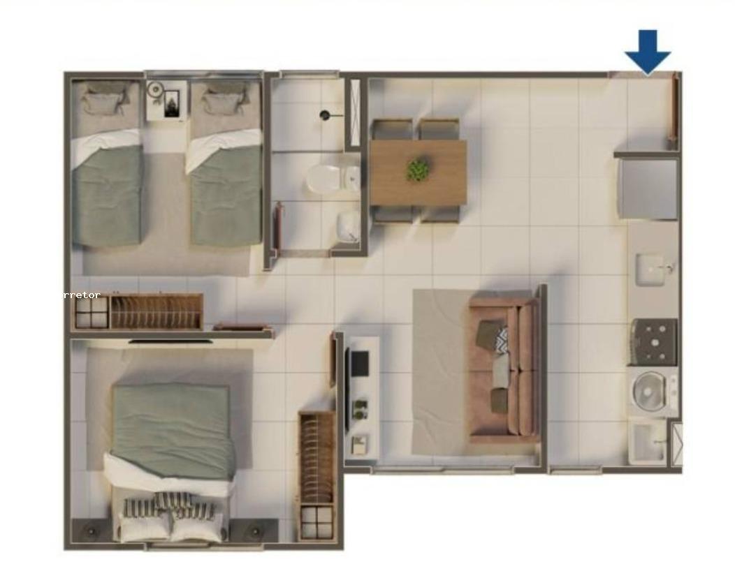 Apartamento à venda com 2 quartos, 40m² - Foto 5