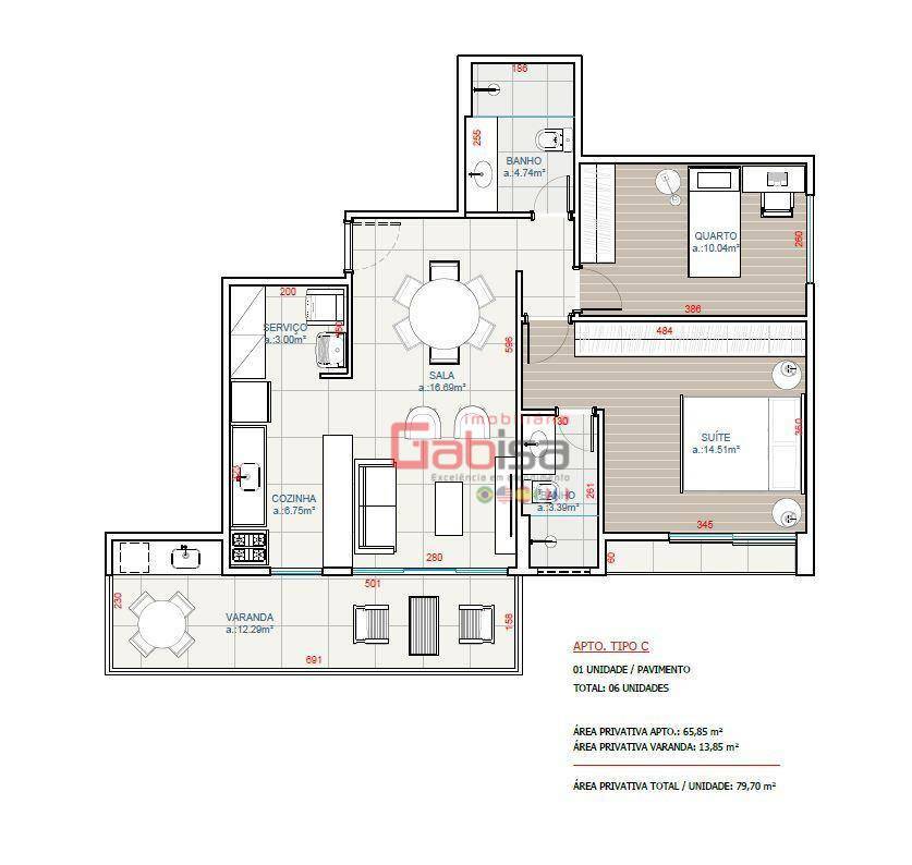 Apartamento à venda com 2 quartos, 82m² - Foto 13