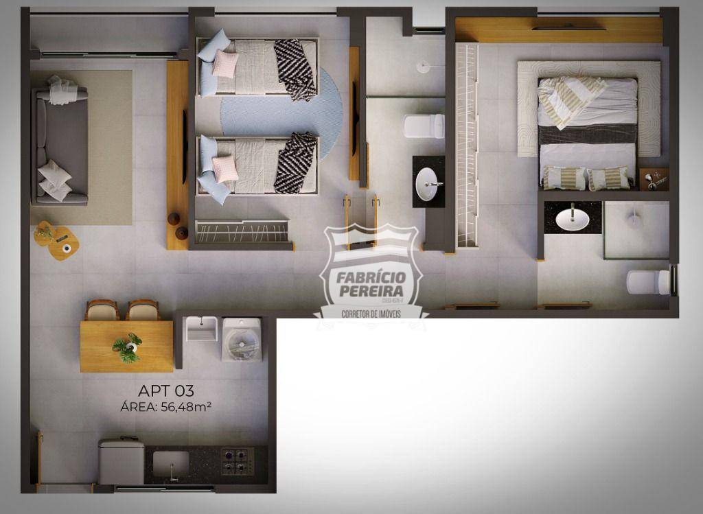 Apartamento à venda com 2 quartos, 57m² - Foto 48