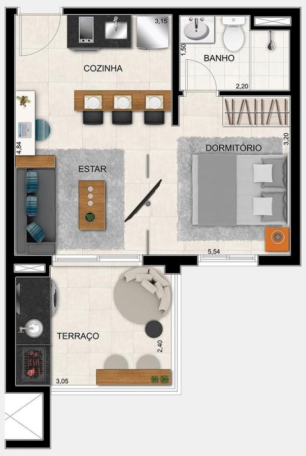 Apartamento à venda com 2 quartos, 56m² - Foto 28