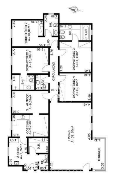 Apartamento à venda com 3 quartos, 155m² - Foto 10