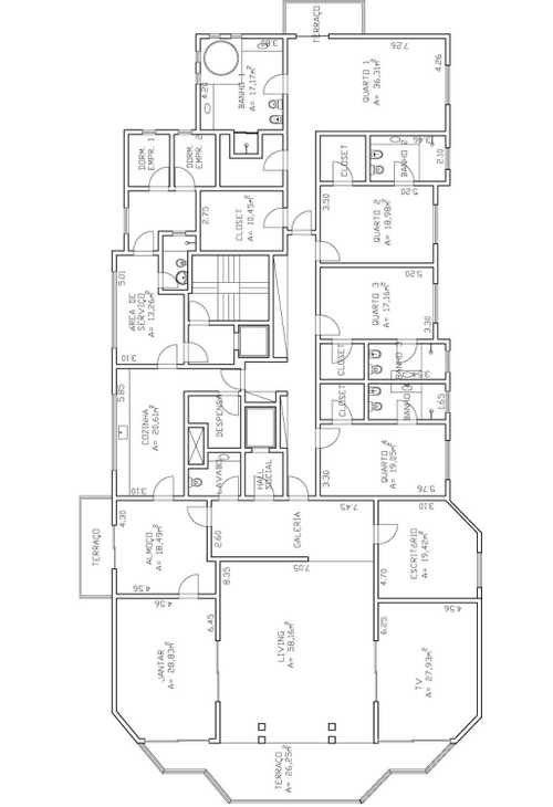 Apartamento à venda com 4 quartos, 487m² - Foto 7