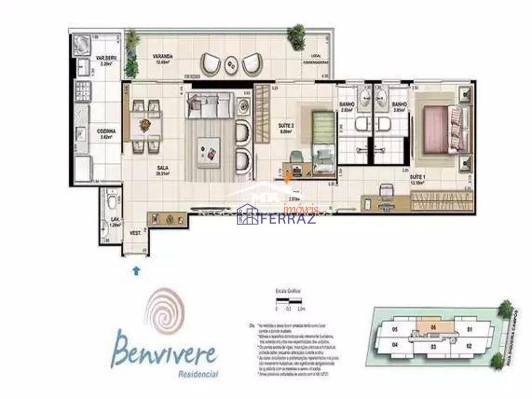 Apartamento à venda com 2 quartos, 82m² - Foto 22