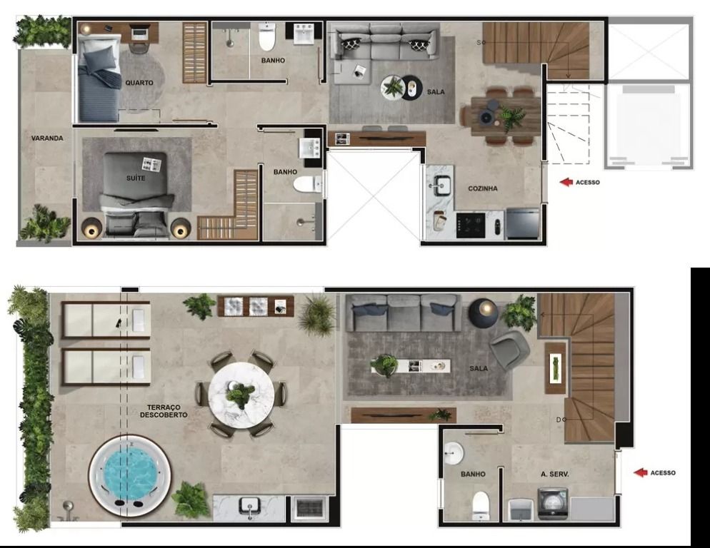 Cobertura à venda com 2 quartos, 100m² - Foto 8