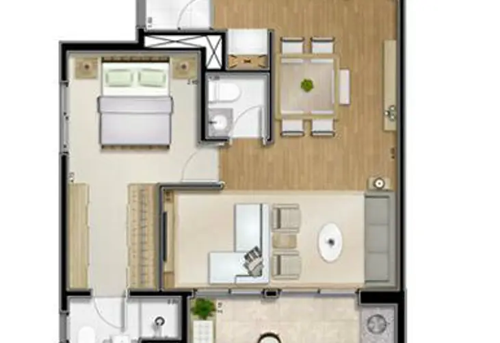 Apartamento à venda com 1 quarto, 58m² - Foto 9