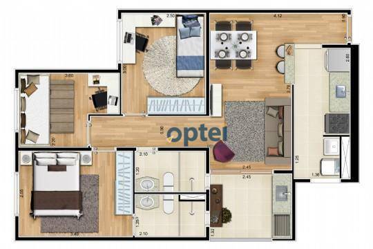 Apartamento à venda com 3 quartos, 58m² - Foto 31