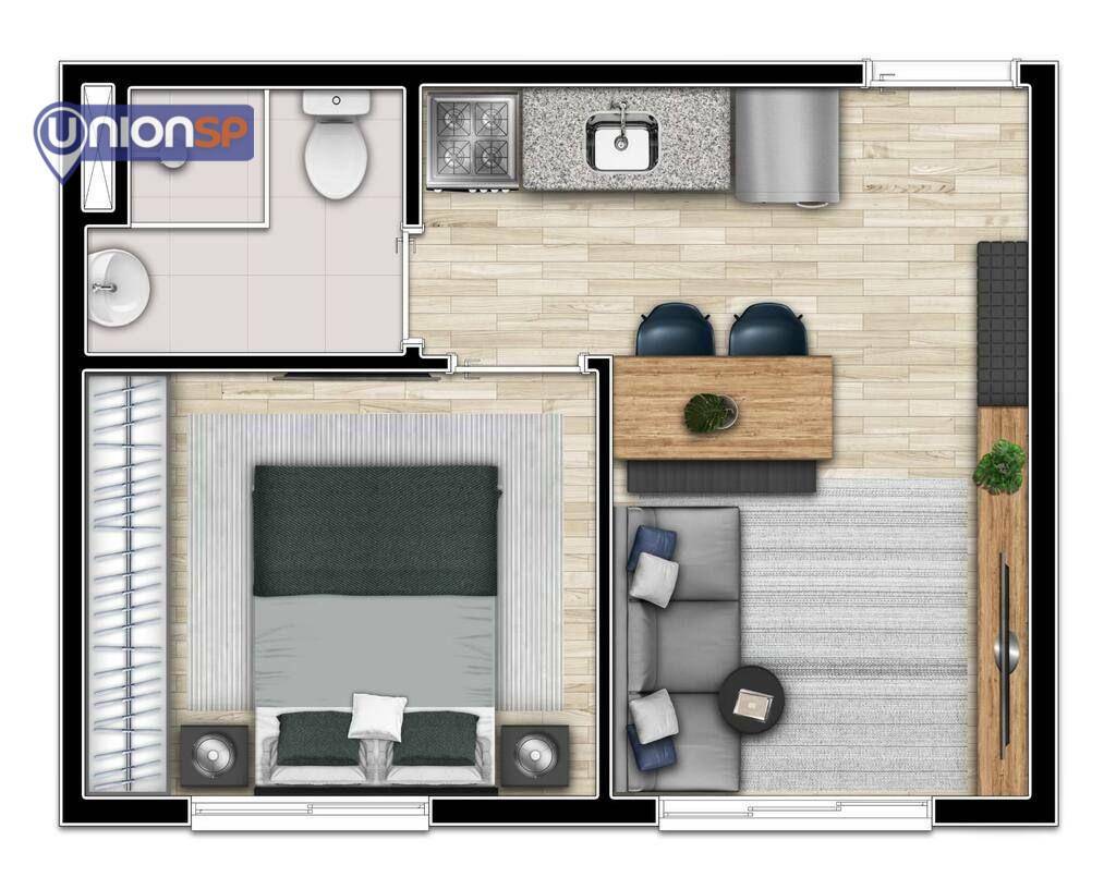 Apartamento à venda com 2 quartos, 45m² - Foto 19