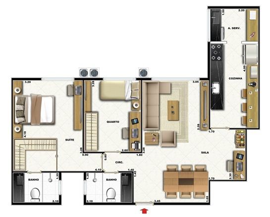 Cobertura à venda com 2 quartos, 187m² - Foto 30