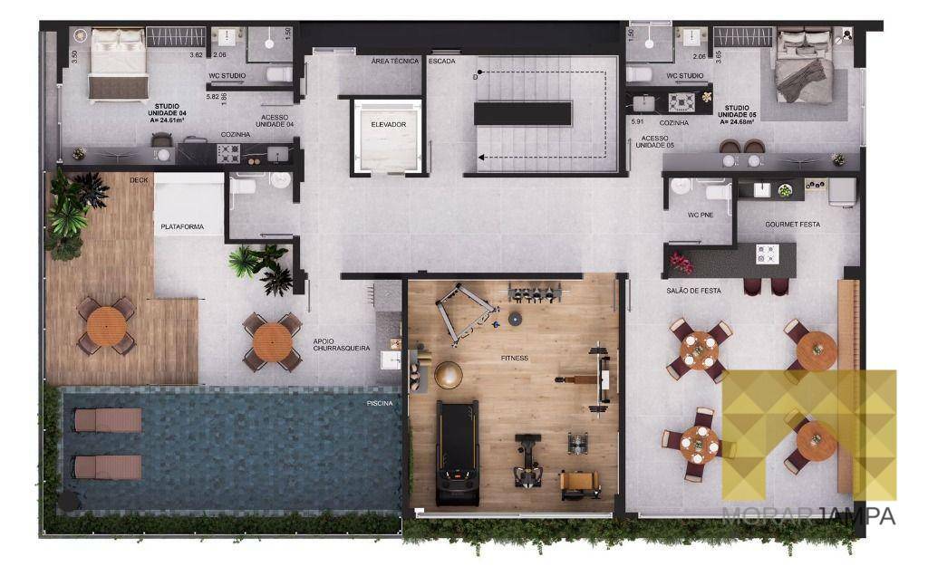 Apartamento à venda com 3 quartos, 81m² - Foto 17