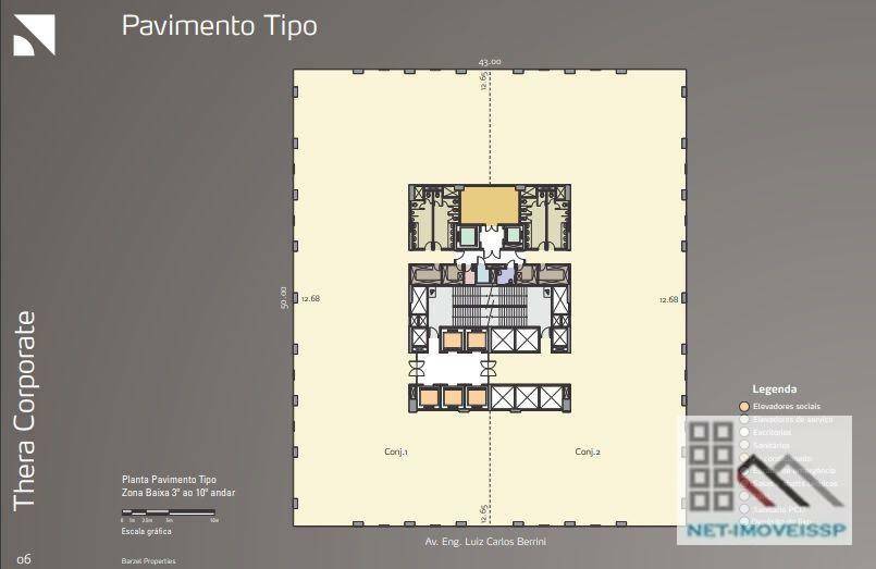 Conjunto Comercial-Sala para alugar, 680m² - Foto 5