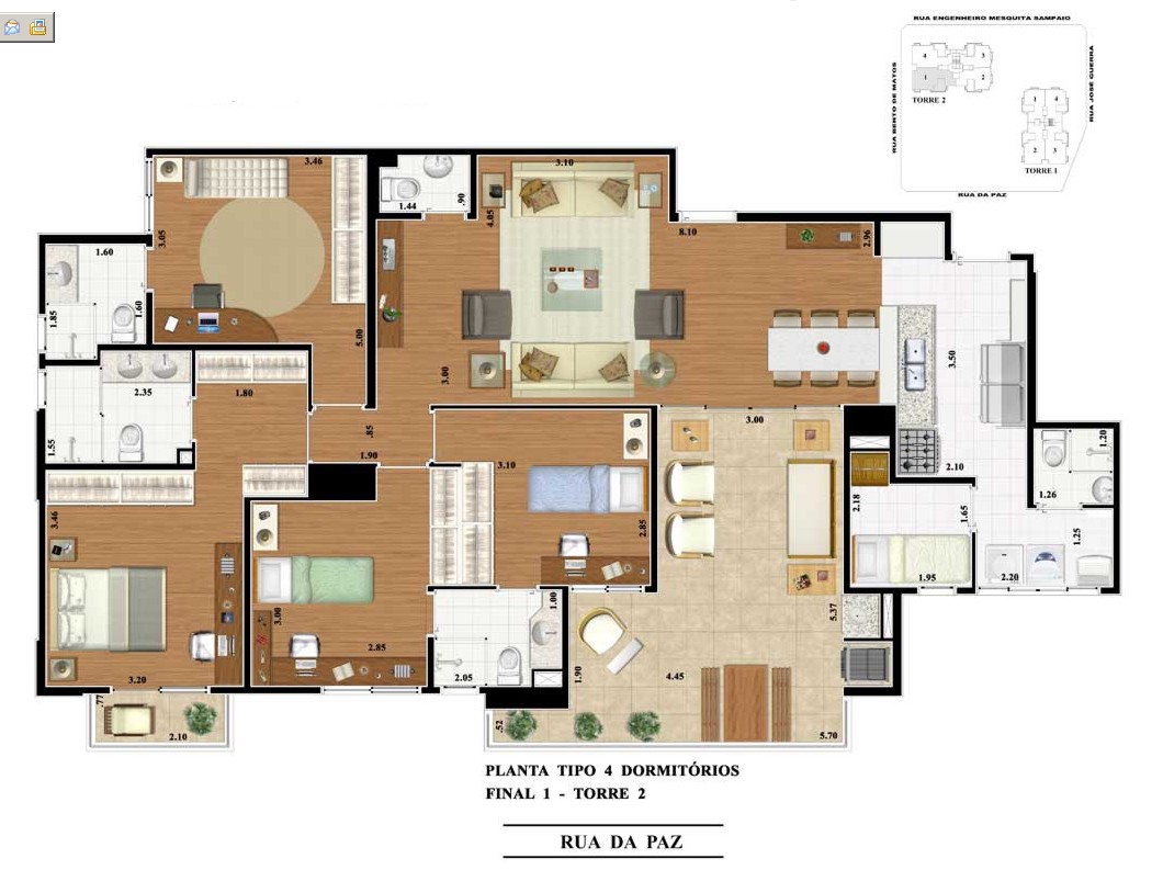 Apartamento à venda com 4 quartos, 305m² - Foto 9