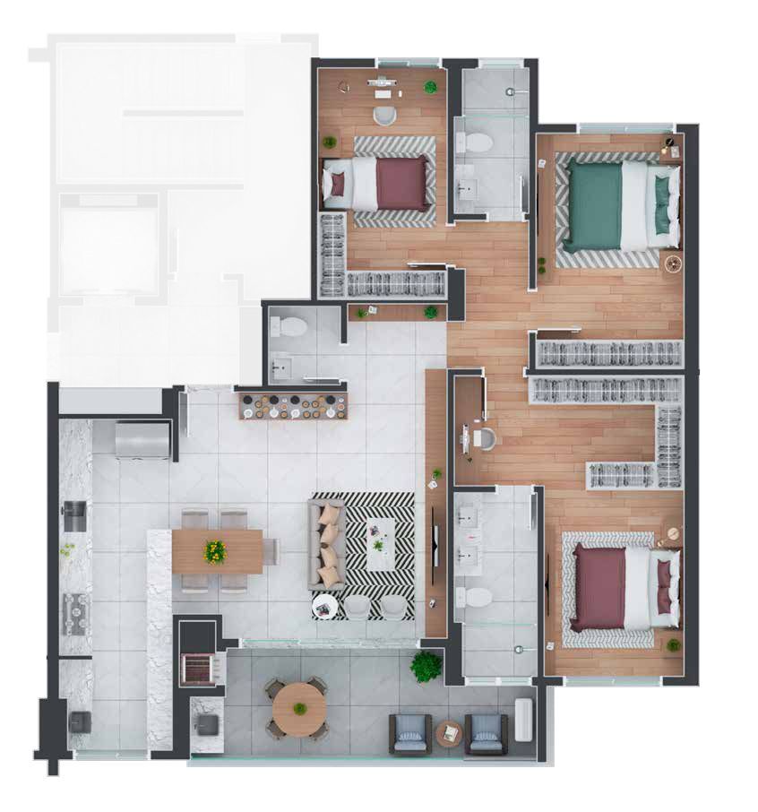 Apartamento à venda com 3 quartos, 116m² - Foto 17