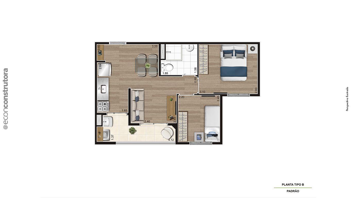 Apartamento à venda com 2 quartos, 37m² - Foto 15