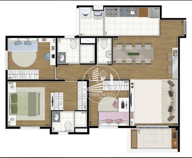 Apartamento à venda com 3 quartos, 85m² - Foto 20