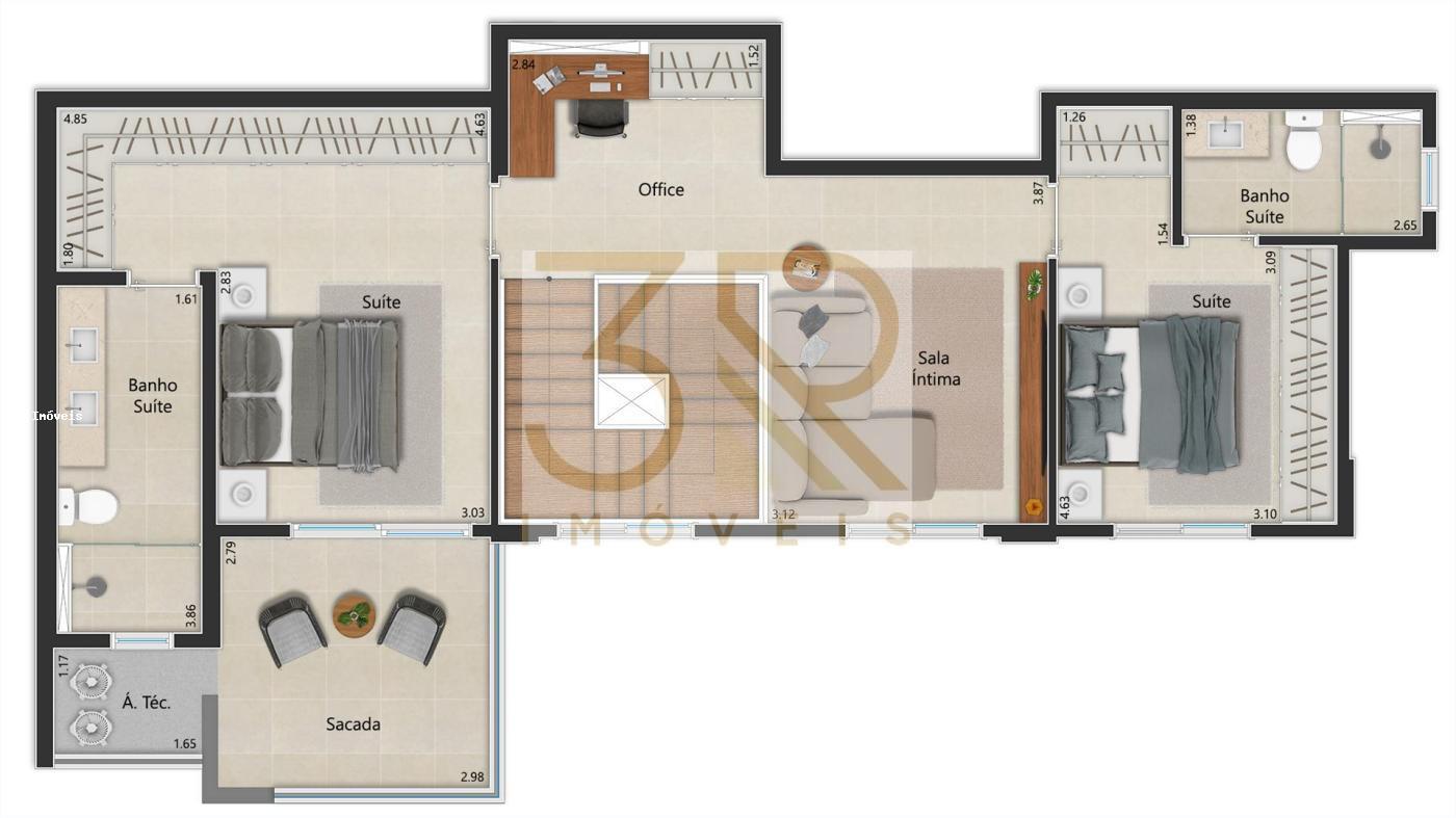 Apartamento à venda com 2 quartos, 77m² - Foto 17