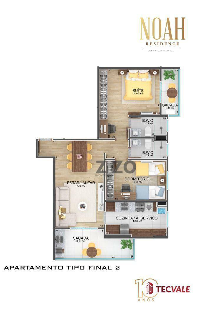 Apartamento à venda com 2 quartos, 78m² - Foto 28