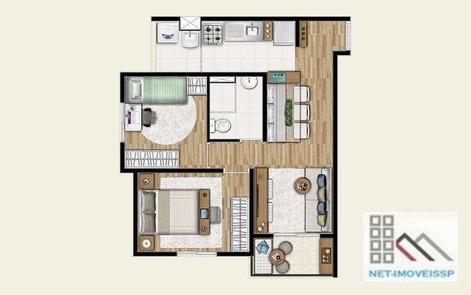 Apartamento à venda com 2 quartos, 51m² - Foto 20