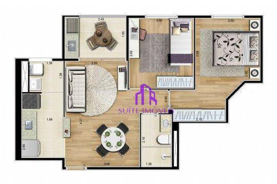 Apartamento à venda com 2 quartos, 43m² - Foto 21