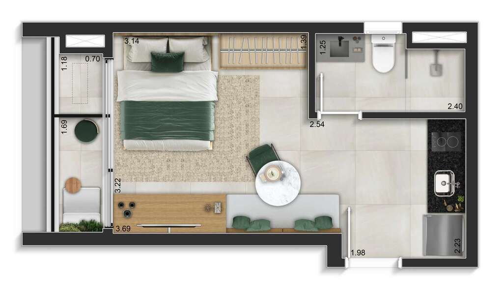 Apartamento à venda com 2 quartos, 76m² - Foto 5