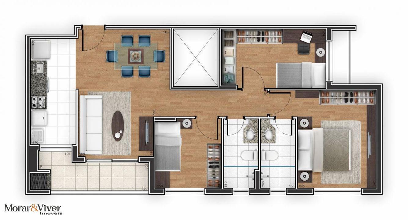 Cobertura à venda com 3 quartos, 120m² - Foto 17