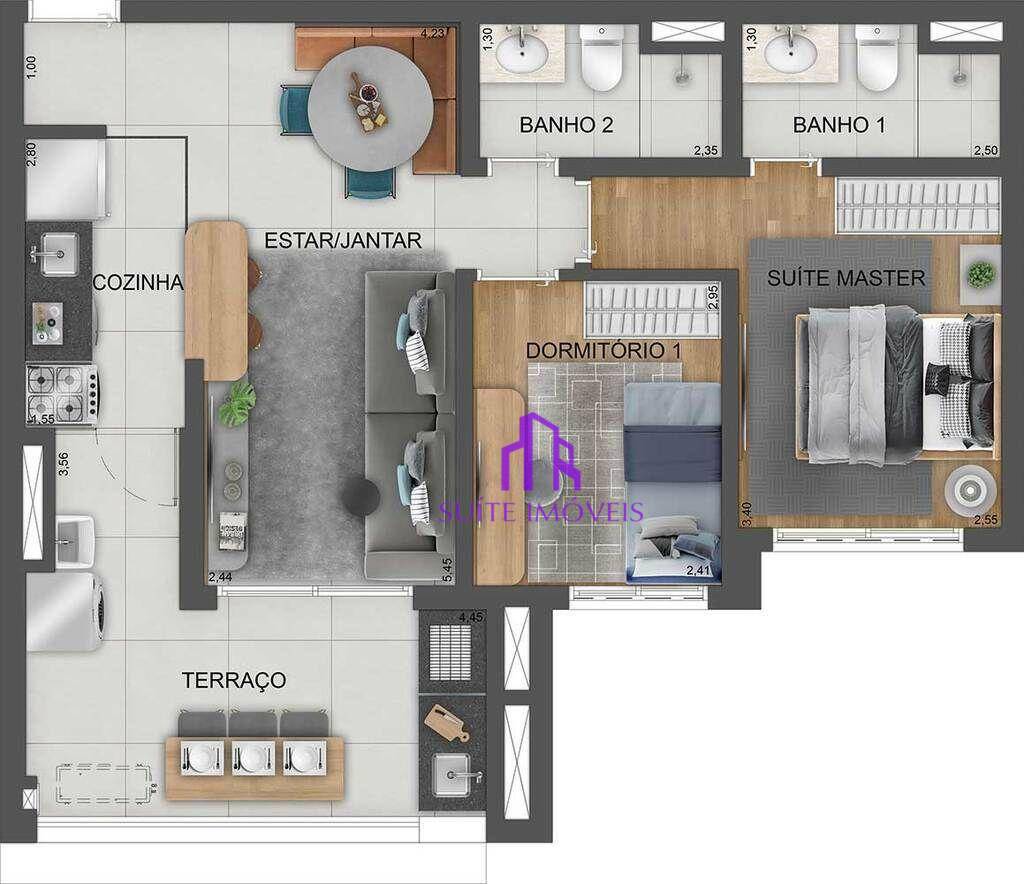 Apartamento à venda com 3 quartos, 97m² - Foto 36