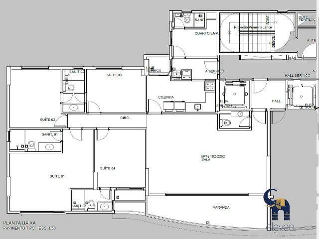 Apartamento à venda com 4 quartos, 153m² - Foto 6