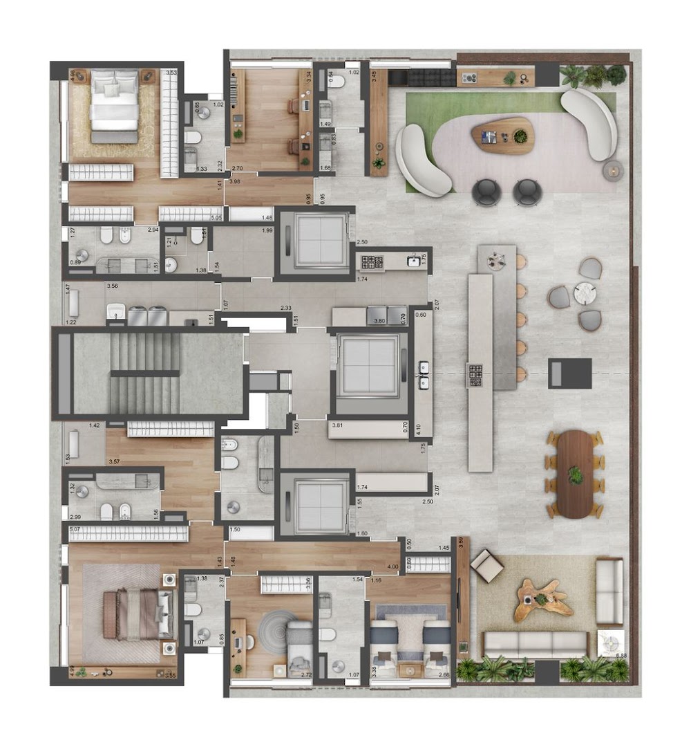 Cobertura à venda com 4 quartos, 350m² - Foto 39