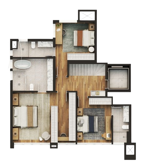 Apartamento à venda com 3 quartos, 154m² - Foto 19