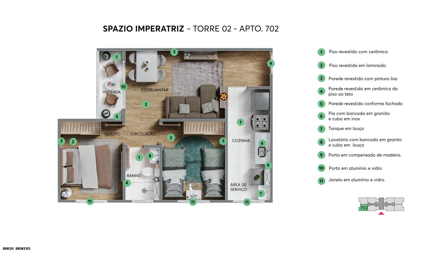 Apartamento à venda com 2 quartos, 44m² - Foto 15