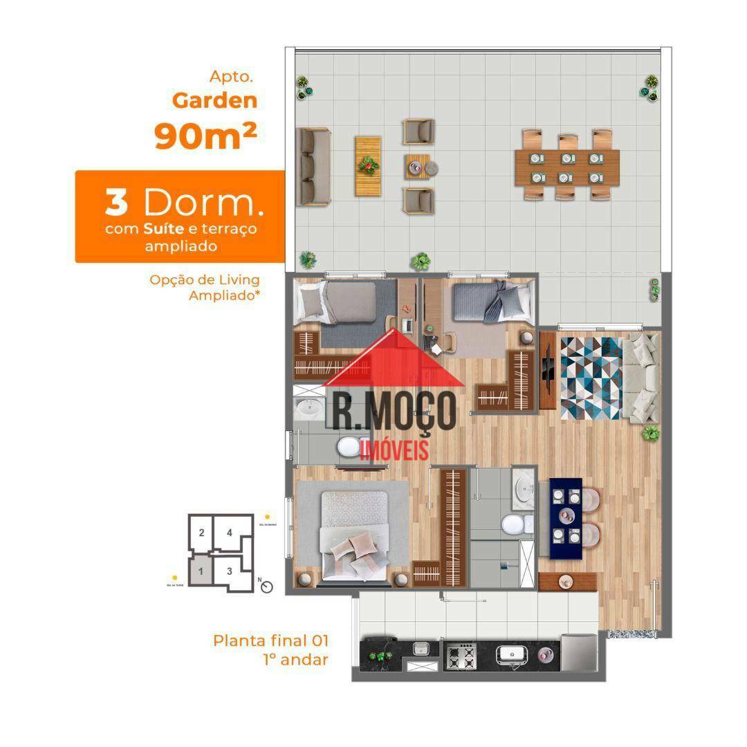 Apartamento à venda com 1 quarto, 31m² - Foto 15