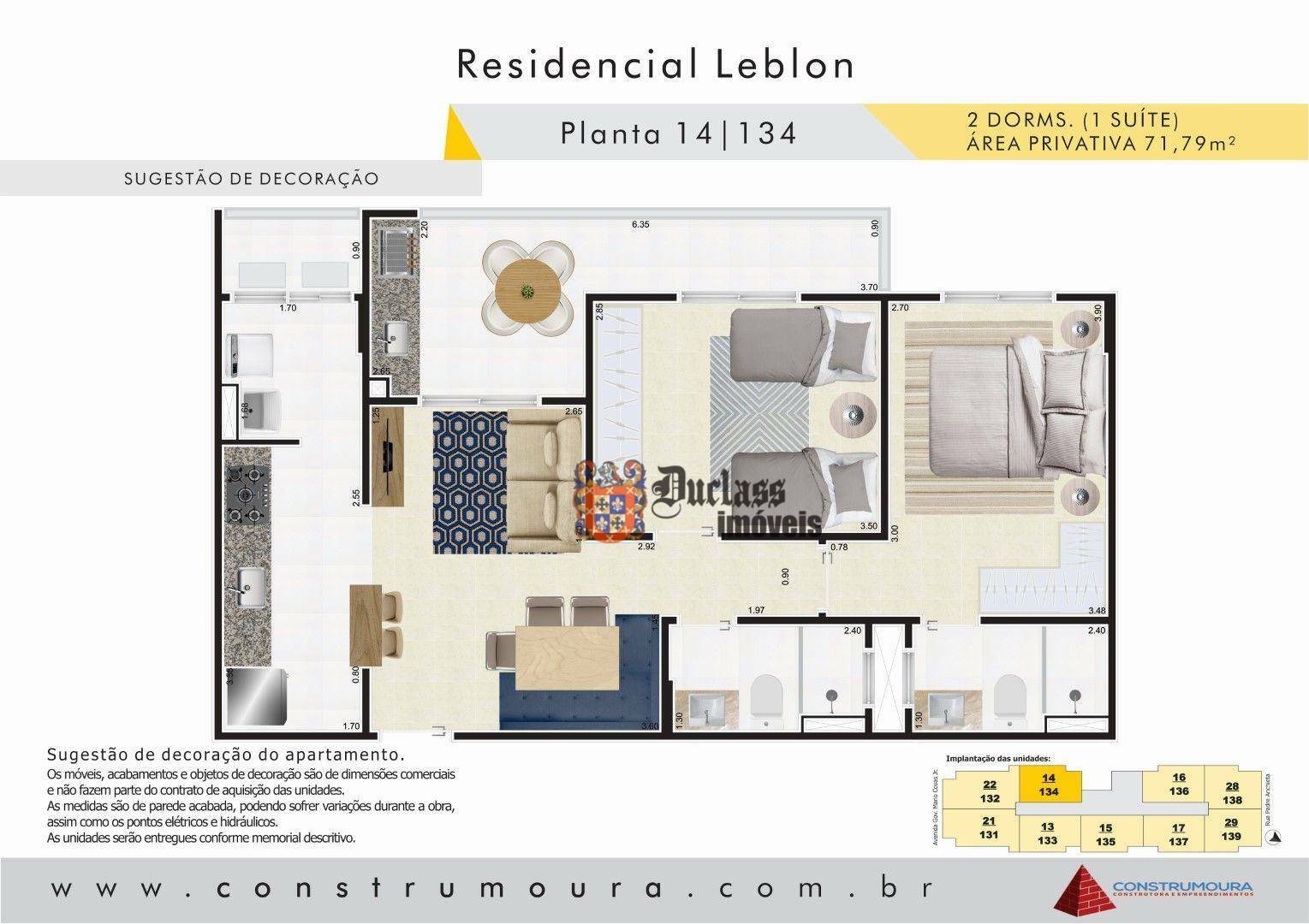 Apartamento à venda com 2 quartos, 71m² - Foto 3