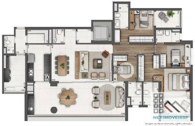 Apartamento à venda com 4 quartos, 202m² - Foto 15