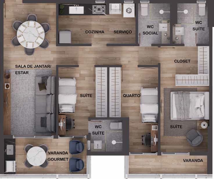 Apartamento à venda com 3 quartos, 10439m² - Foto 27