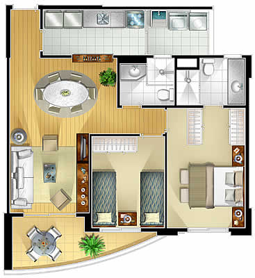 Apartamento à venda com 2 quartos, 97m² - Foto 2