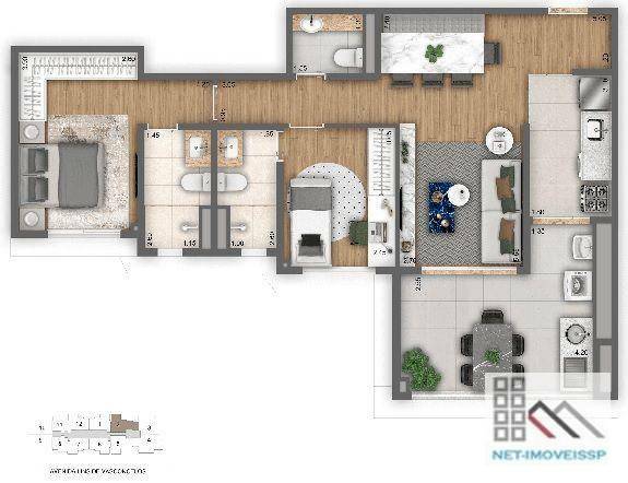 Apartamento à venda com 2 quartos, 78m² - Foto 36