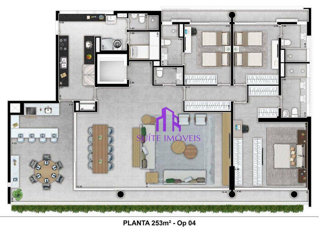 Apartamento à venda com 3 quartos, 252m² - Foto 29