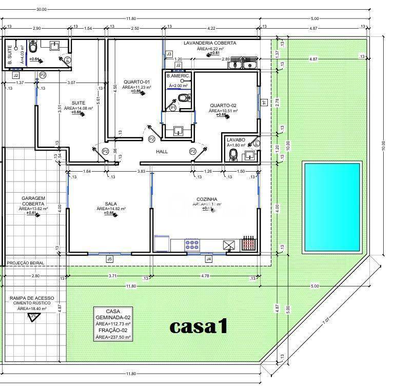 Casa à venda com 3 quartos, 112m² - Foto 2