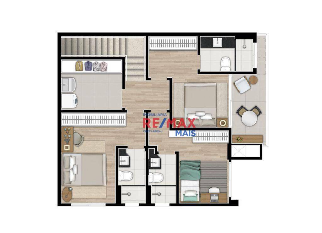 Apartamento à venda com 2 quartos, 67m² - Foto 13