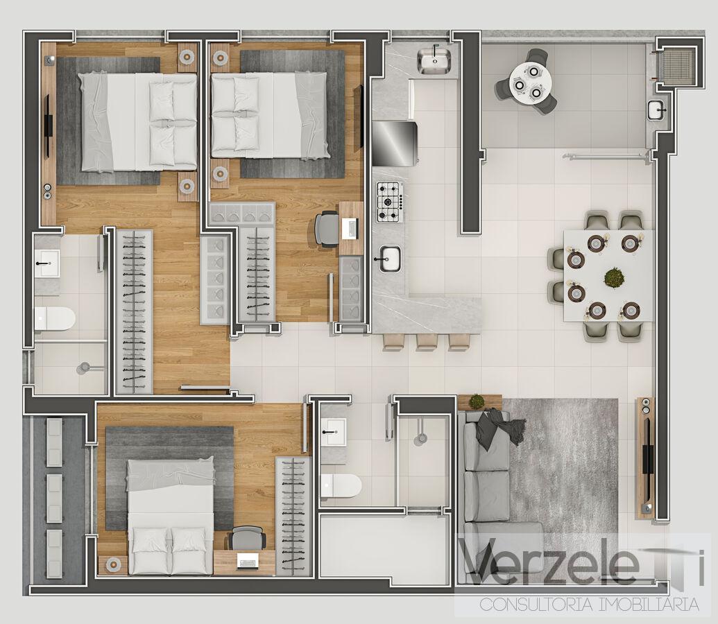 Apartamento à venda com 3 quartos, 96m² - Foto 25