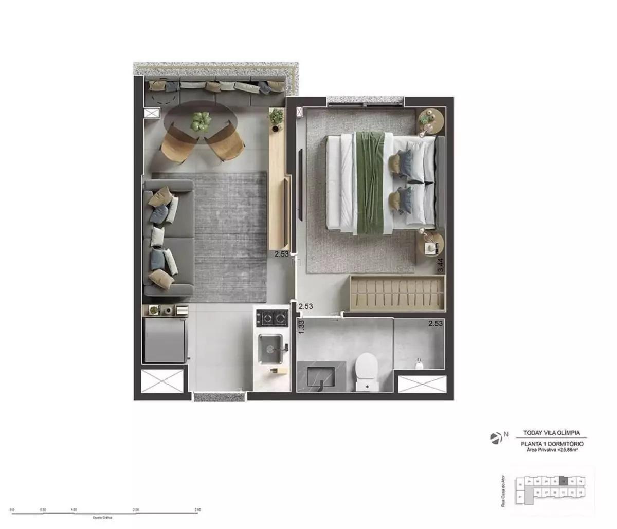 Apartamento à venda com 2 quartos, 2539m² - Foto 26