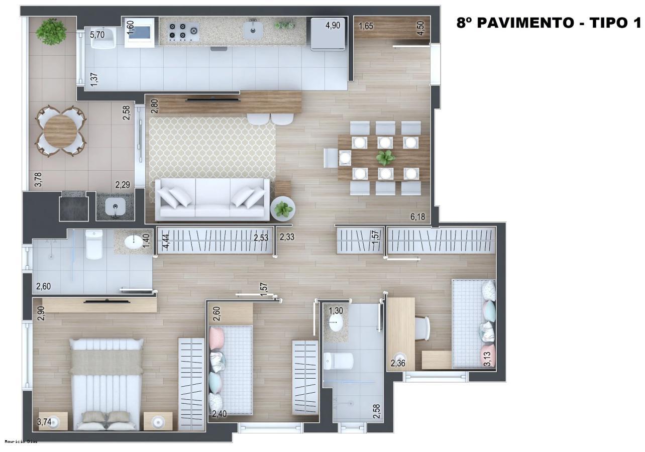 Apartamento à venda com 2 quartos, 77m² - Foto 28