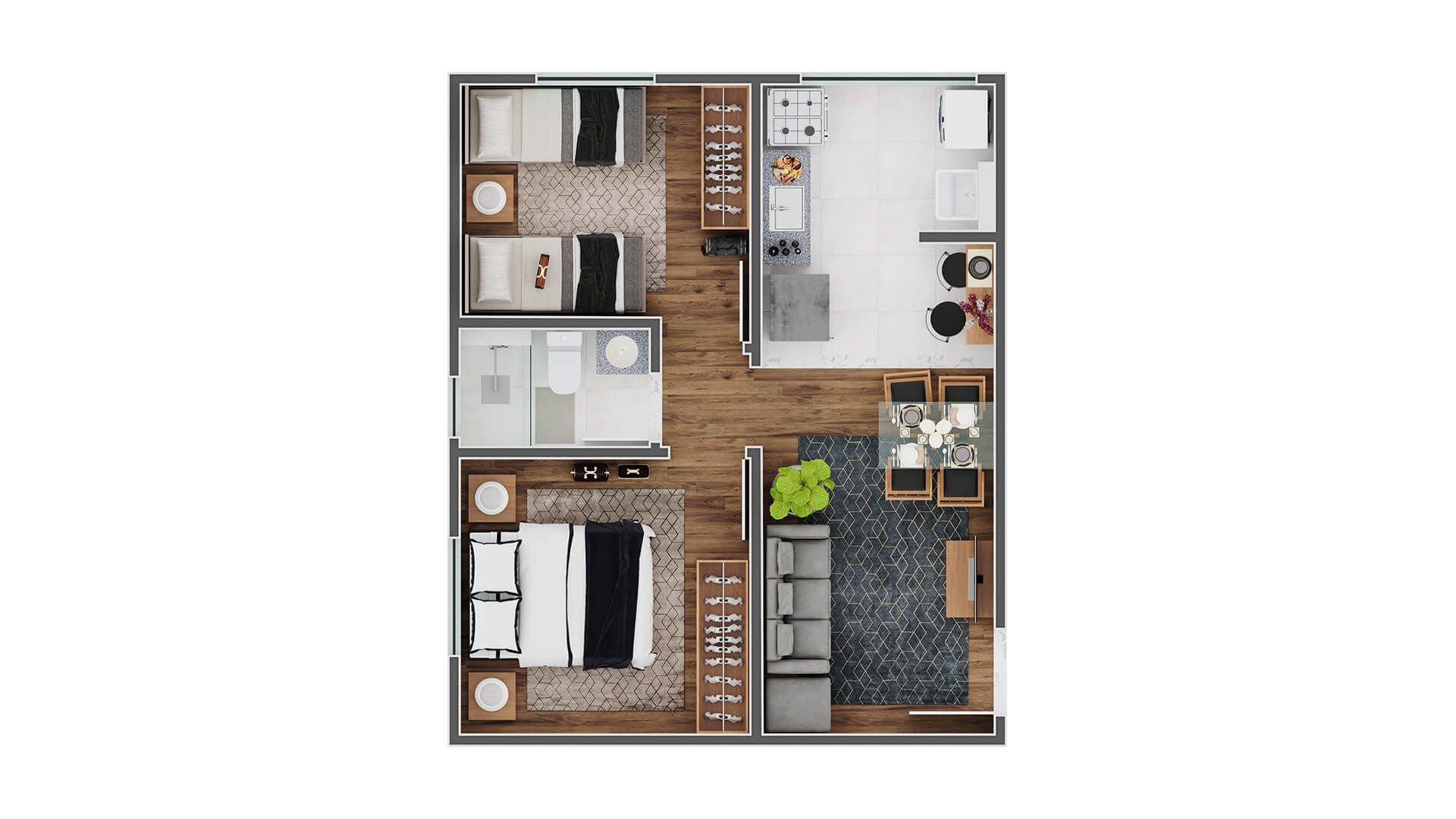 Apartamento à venda com 2 quartos, 45m² - Foto 33