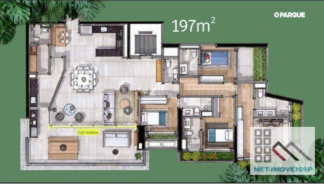 Apartamento à venda com 3 quartos, 197m² - Foto 56