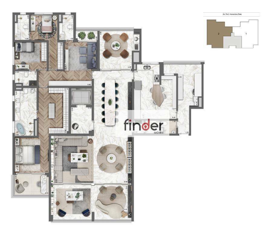 Apartamento à venda com 4 quartos, 308m² - Foto 22