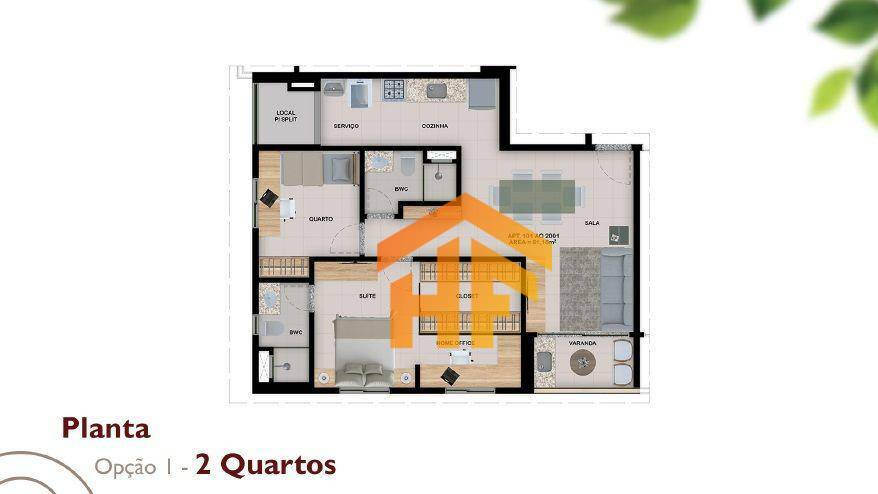 Apartamento à venda com 3 quartos, 61m² - Foto 20